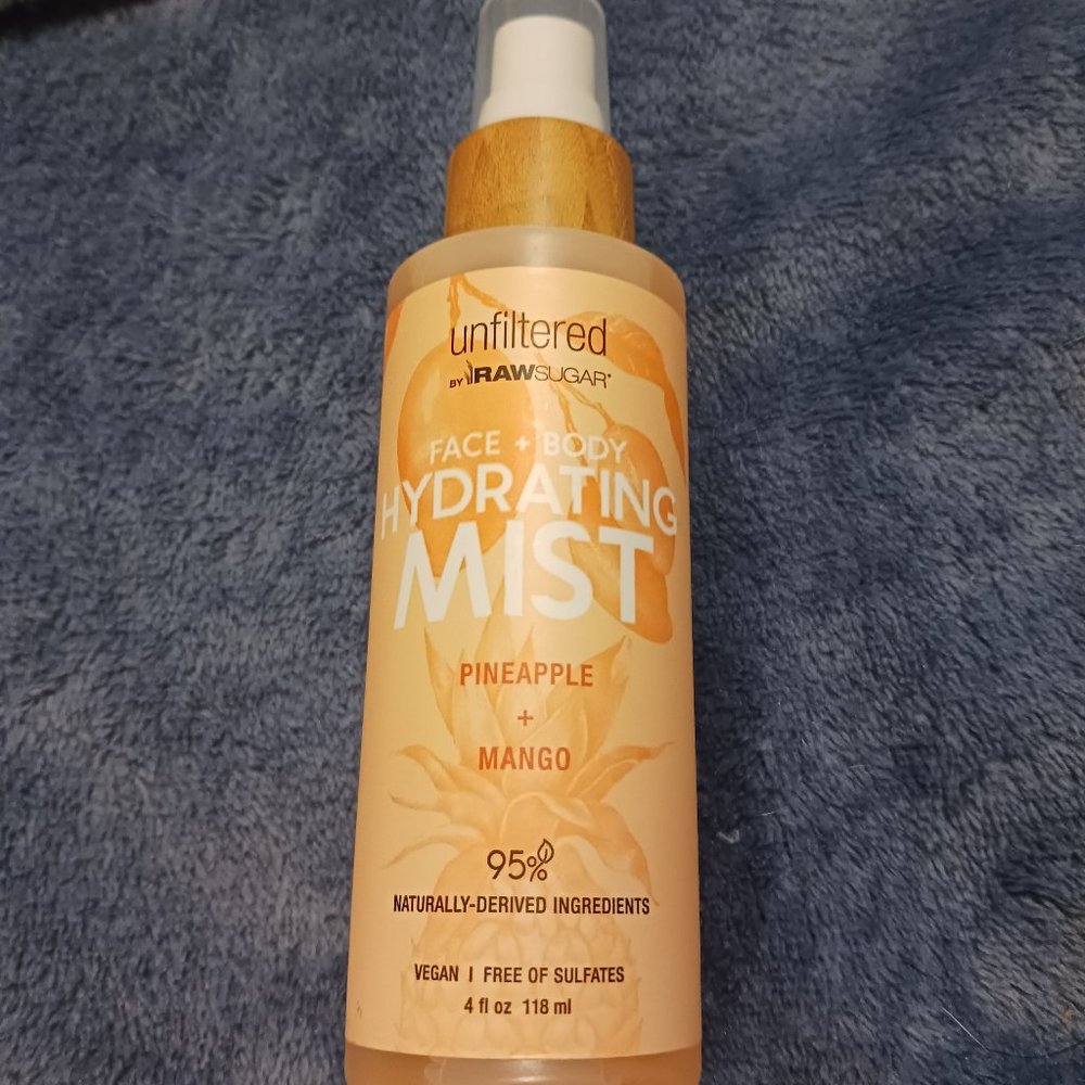 NEW! Unfiltered by RawSugar Facial Spray (Pineapple and Mango)